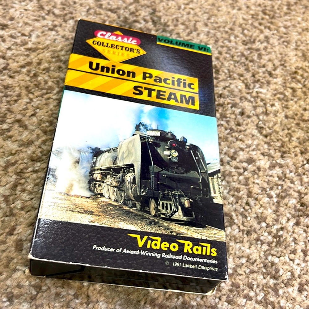Union pacific steam, volume VI vhs videotape